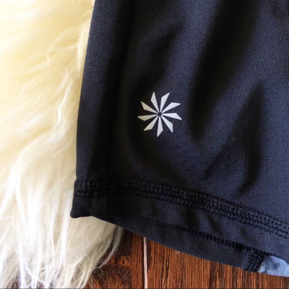 Athleta Long Sleeve Black & Gray Athletic Top S - Picture 5 of 7